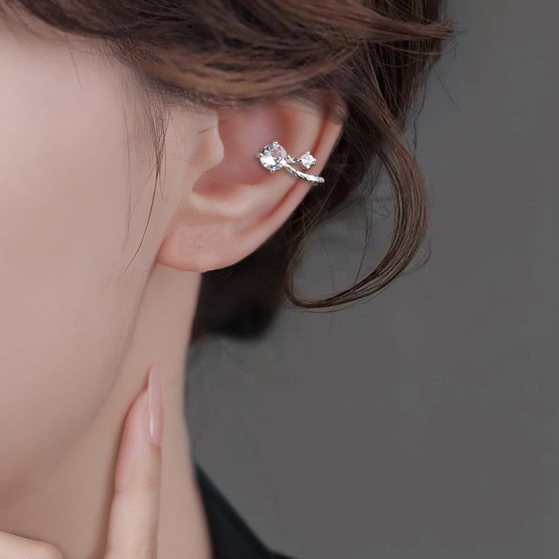 Starry Long Pearl Tassel Zircon Without Rings