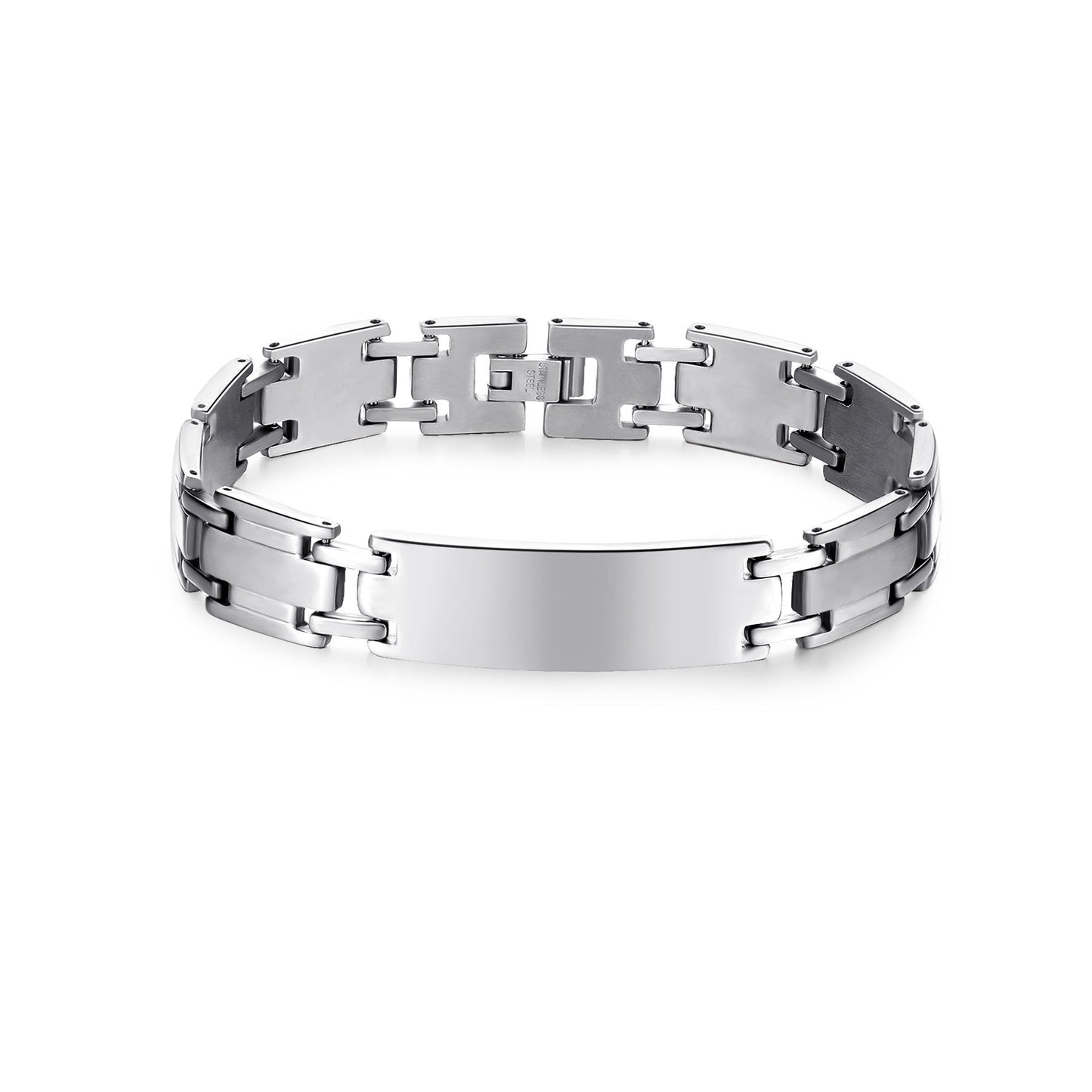 Strap Titanium Steel Personality Lettering Fashion Stainless Couple Watch Bracelet