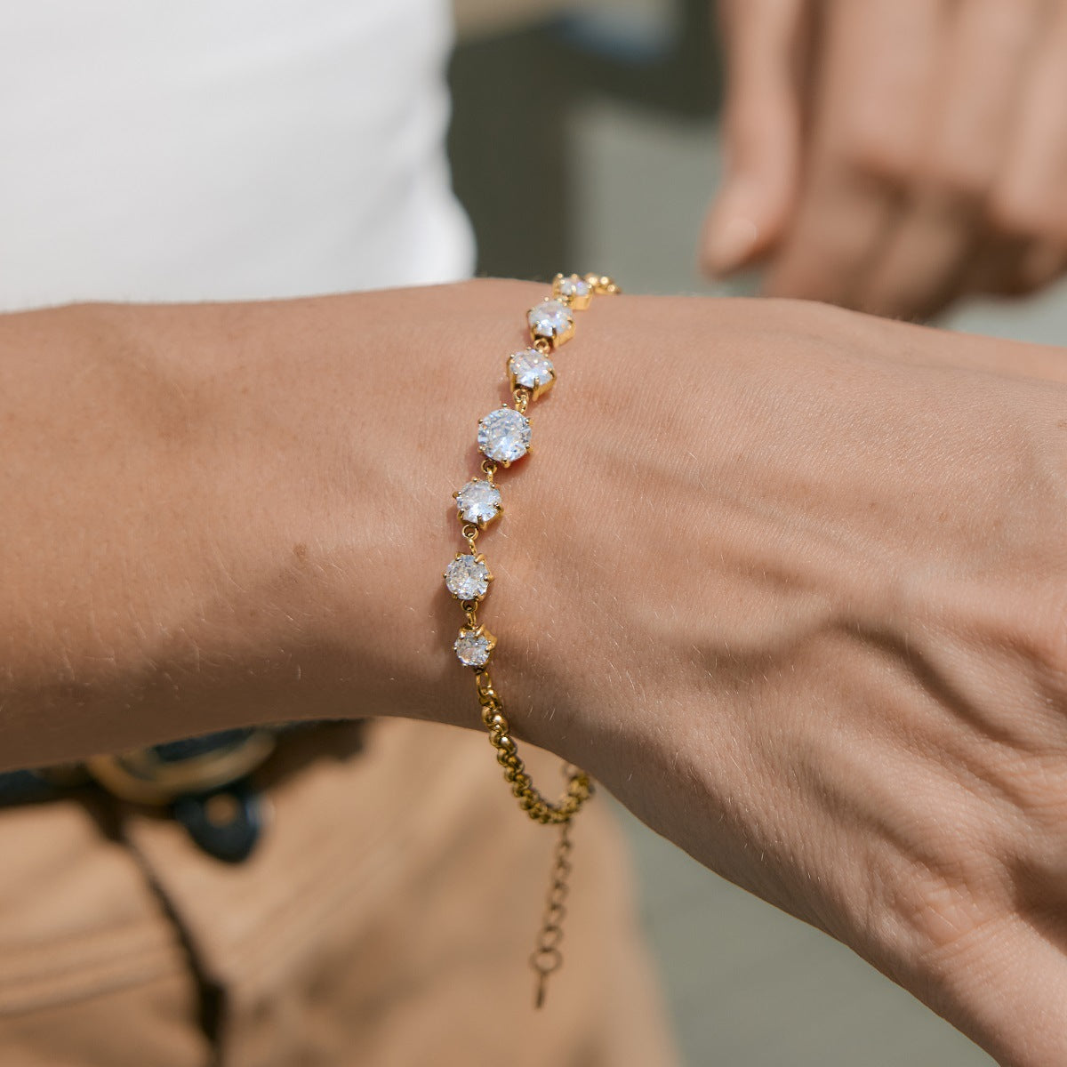 Ding Stainless Steel Twin Style Light Bracelets
