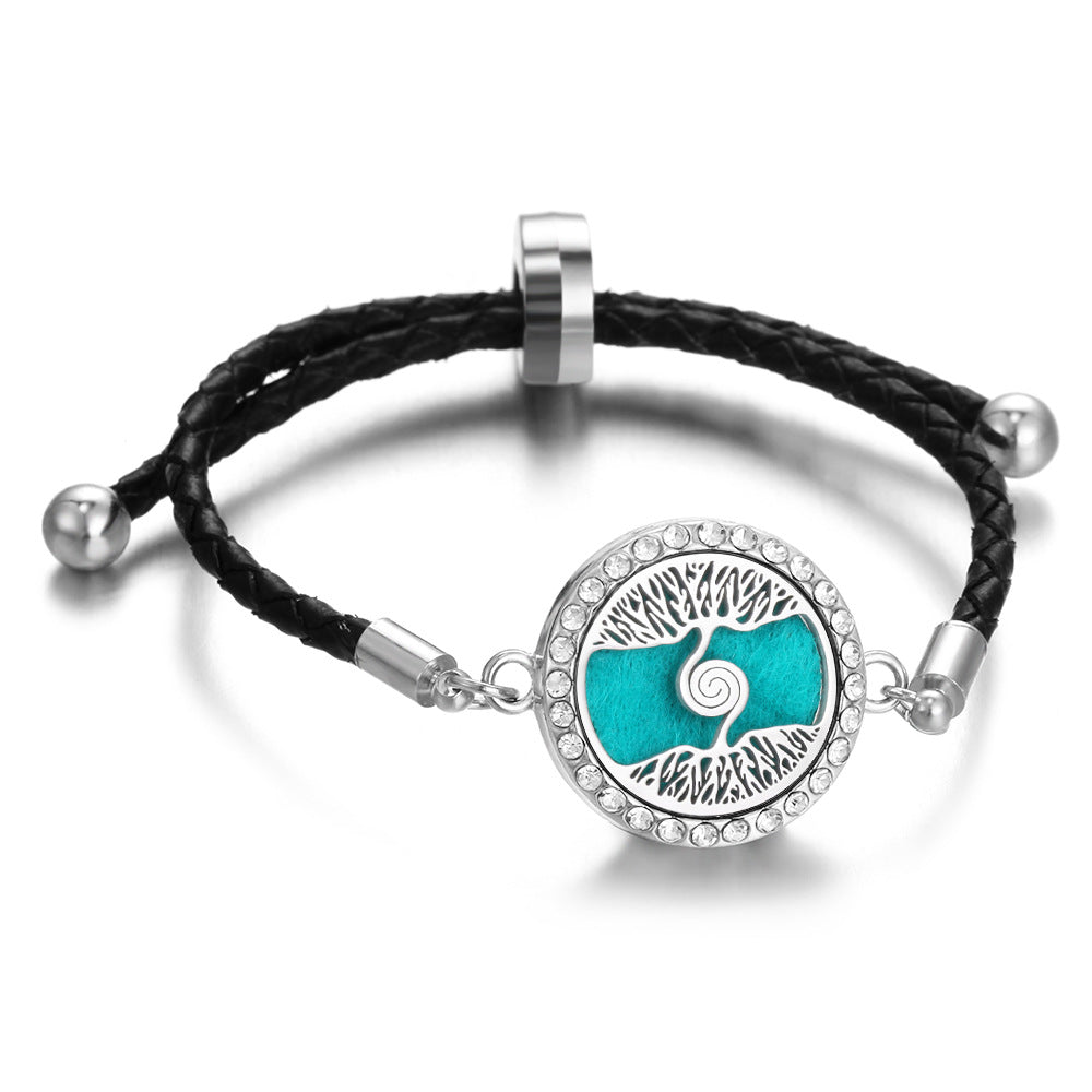 Leather Thread Perfume Diffuser Summer Braid Bracelet