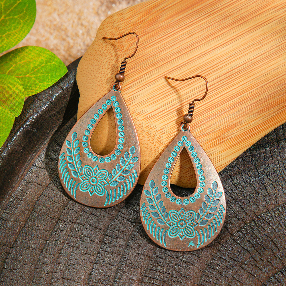 Women's Style Geometric For Dignified Hollow Lady Earrings