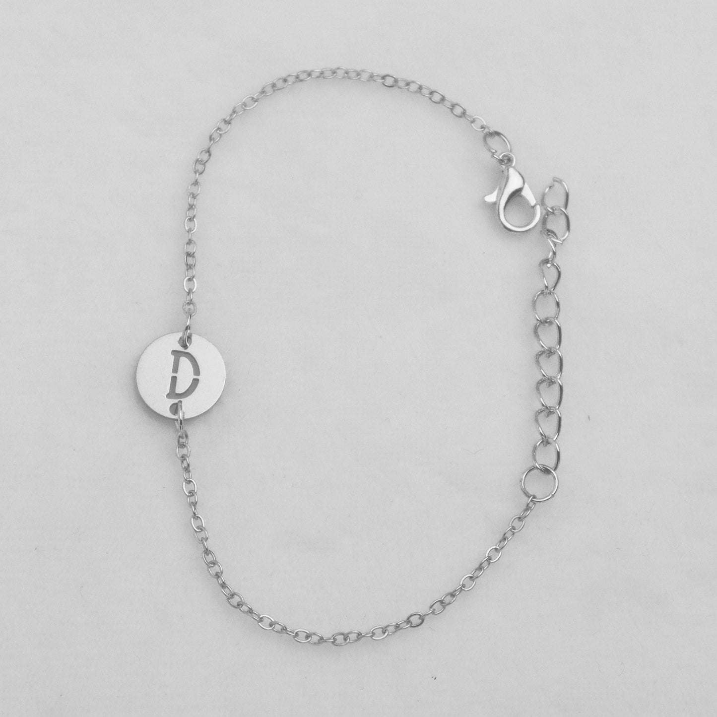 Bracelets tendance pour femmes, cercle creux, lettre, nom, bijoux