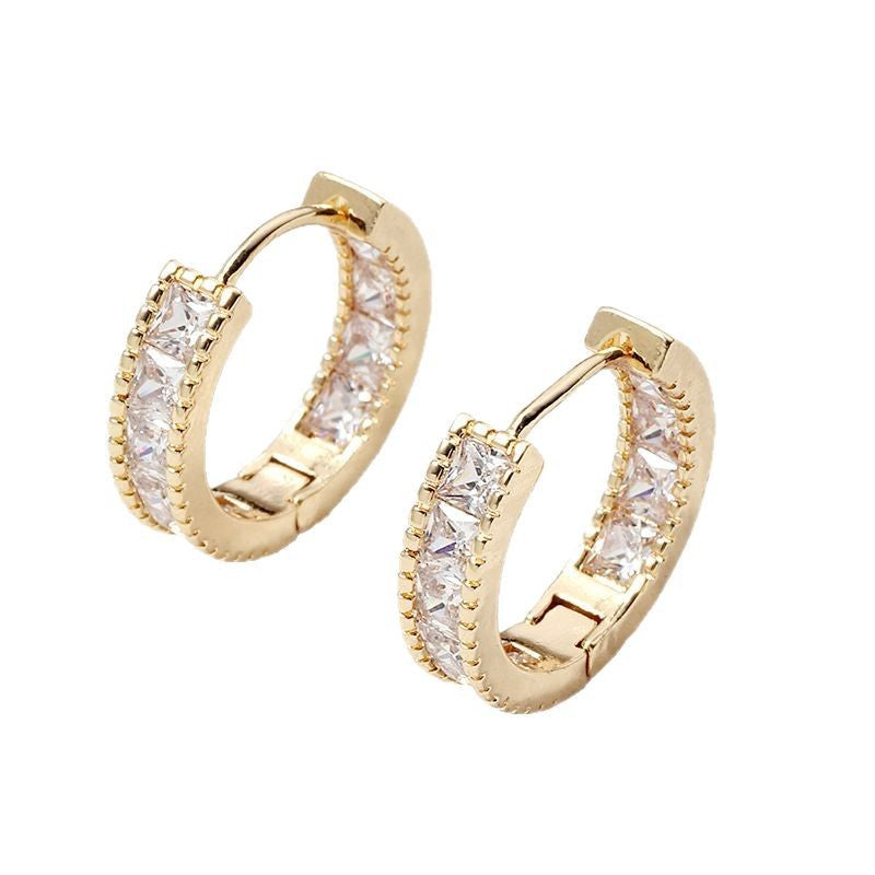 Women's Clip Design Sense High-grade Cold Temperament Earrings