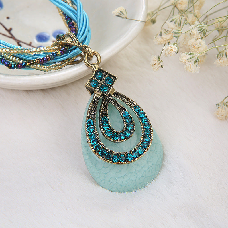 Commodity Bohemian Ethnic Style Retro Diamonds Necklaces