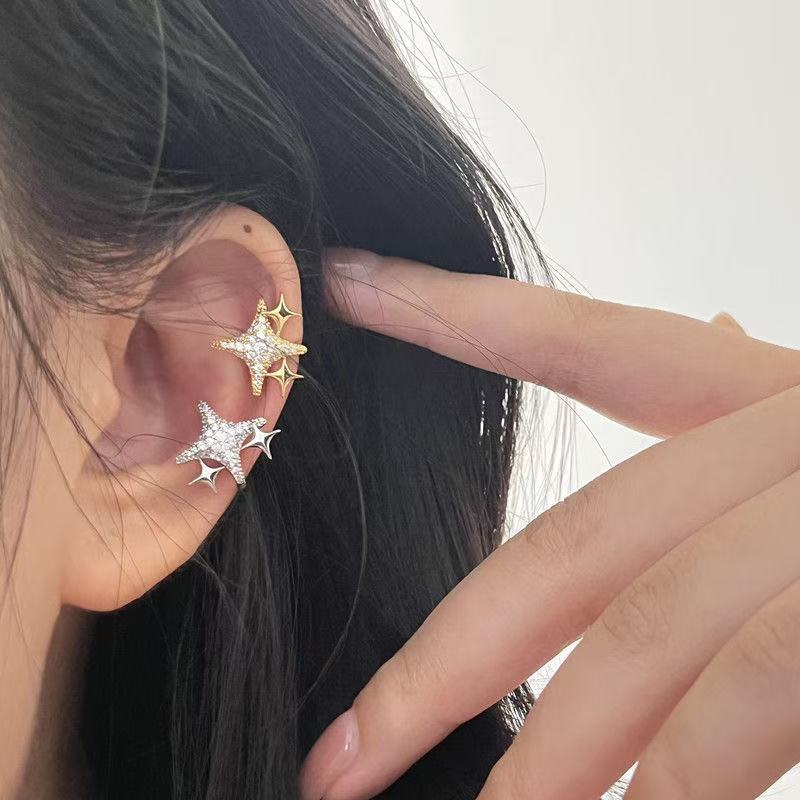 Niche High-grade Sweet Cool Style Without Pierced Ear Clip