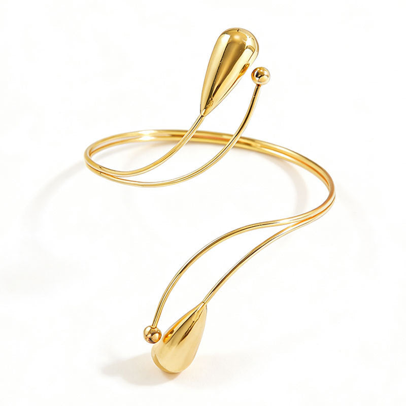 Adjustable Water Drop Armband High Sense Exaggerated Personalized Fashion Hand Bracelet
