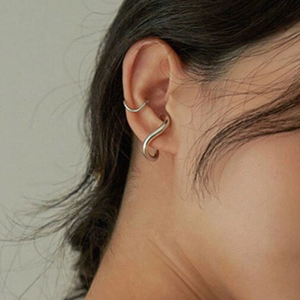 Metal Female Without Pierced Minority Design Simple Ear Clip