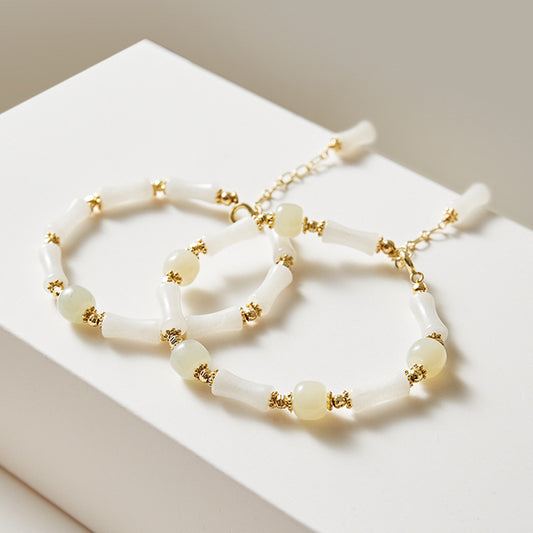 Natural Jade Chinese Style National Fashion Bracelets