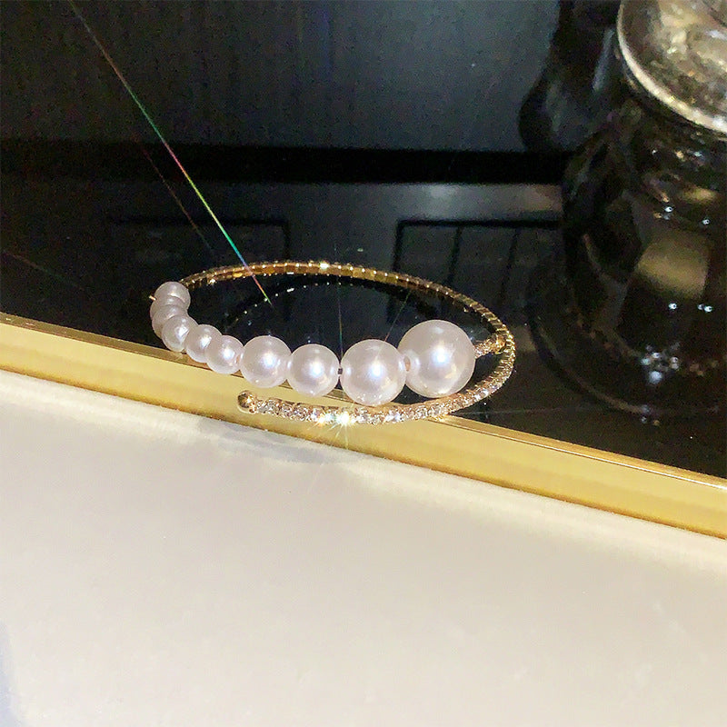 Rhinestone Zircon Elastic Laminated Adjustable Female Bracelets