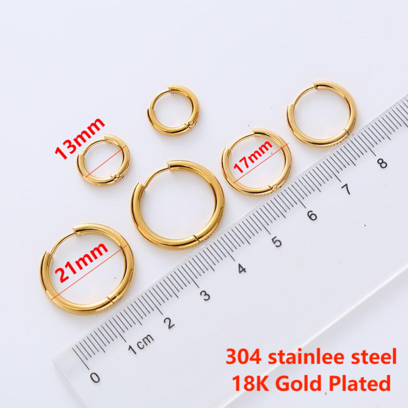 Closed Synthetic Ear Clip Wire Diameter Rings