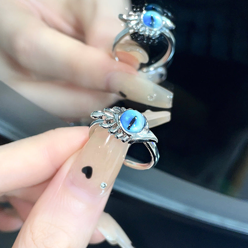 Cat Pupil Female Design Adjustable High-grade Personality Rings