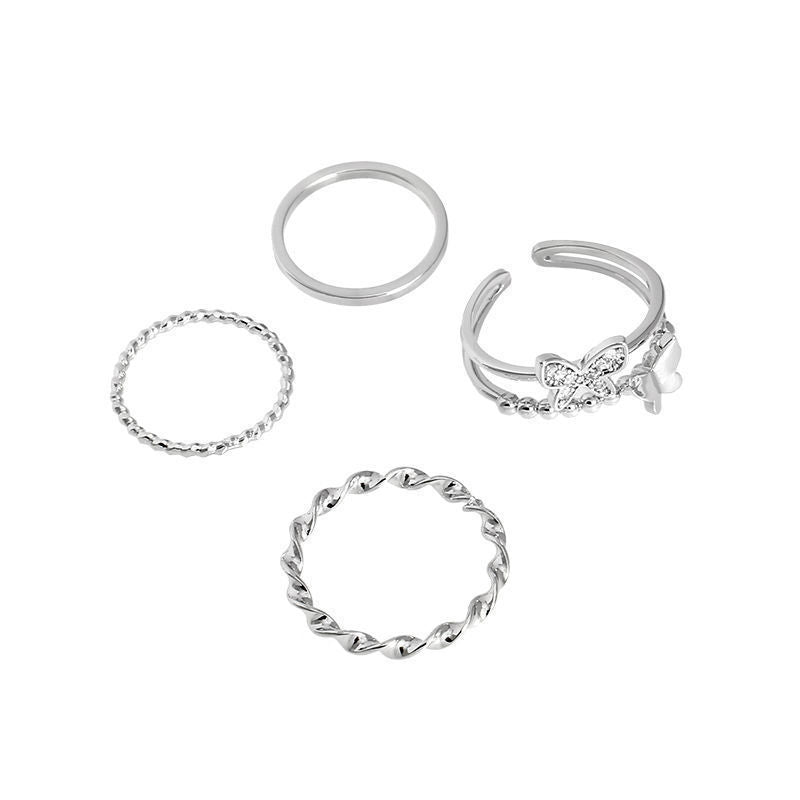 Feen-Schmetterlings-weibliche personalisierte Zeigefinger-Armbänder