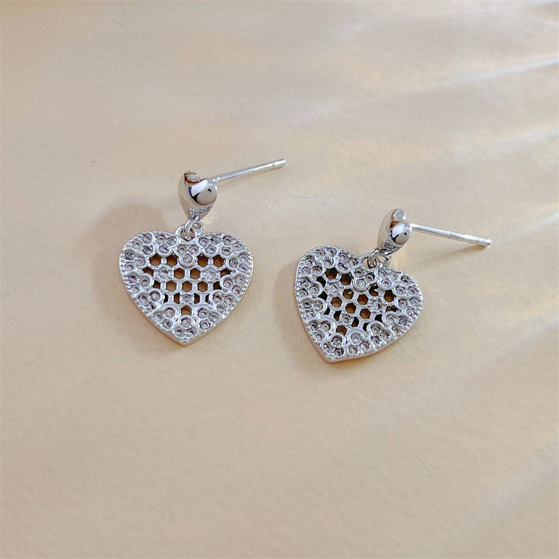 Boucles d'oreilles de haute qualité, Design de niche tendance, Style froid simple