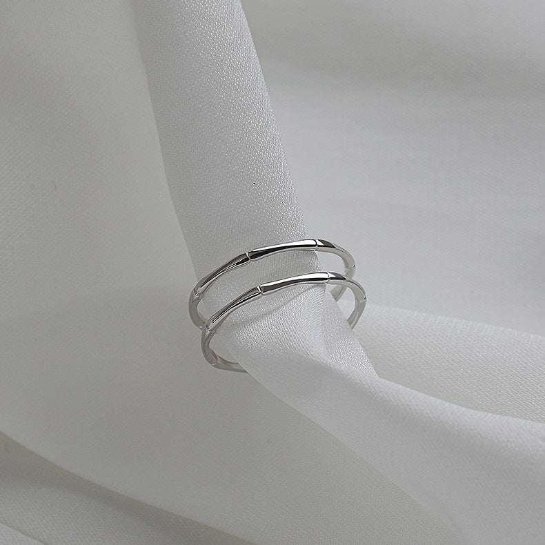 Women's Bamboo Plain For Simple Opening Exquisite Daily Ring
