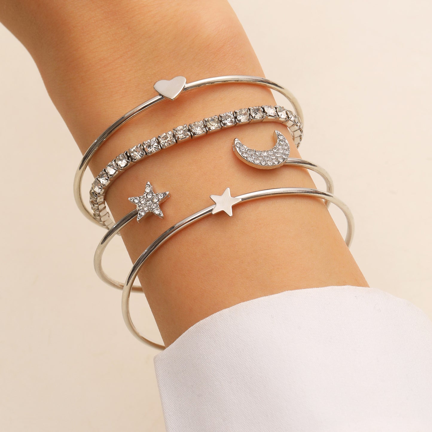 Durable Women's Chain Layered Retro Simple Bracelet