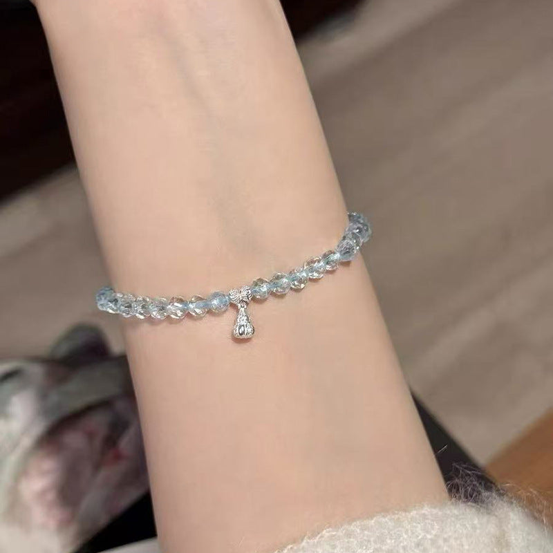 Women's Light Luxury High-grade Sterling Sier Flashing Zircon Bracelets