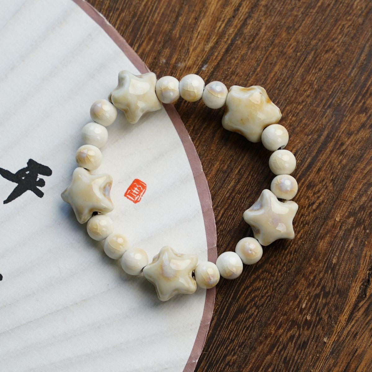 Ceramic National Style Gift Hand-woven Fresh Wild Chinese Bracelet