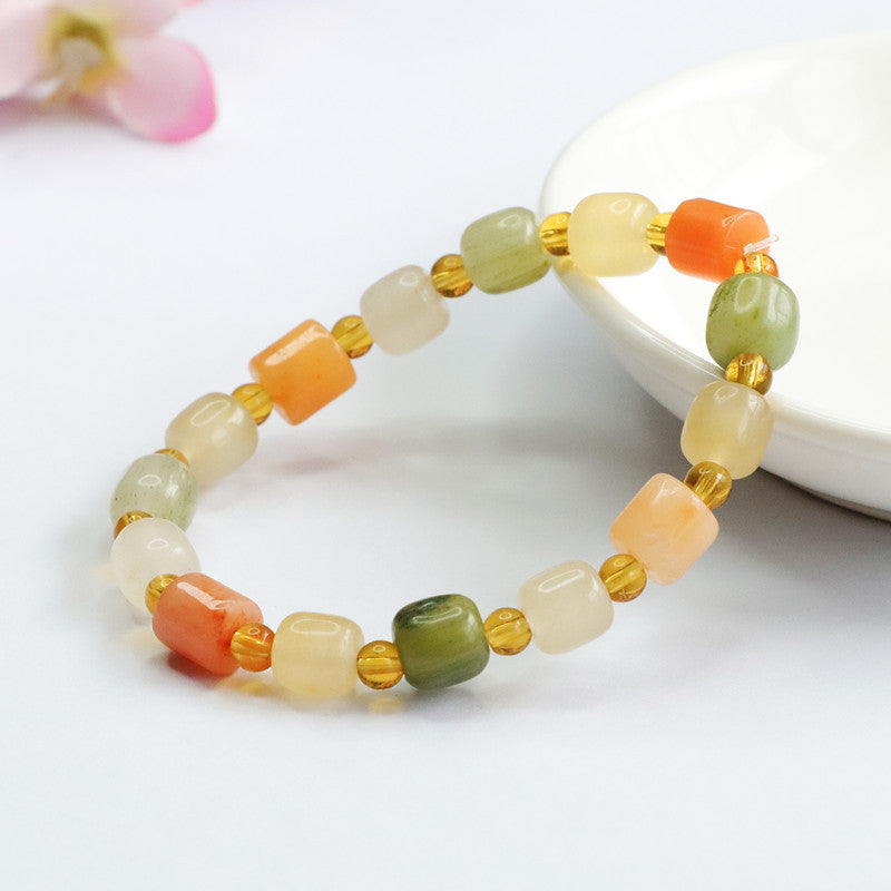 Natural Jade Bamboo Ornament Live Broadcast Bracelets