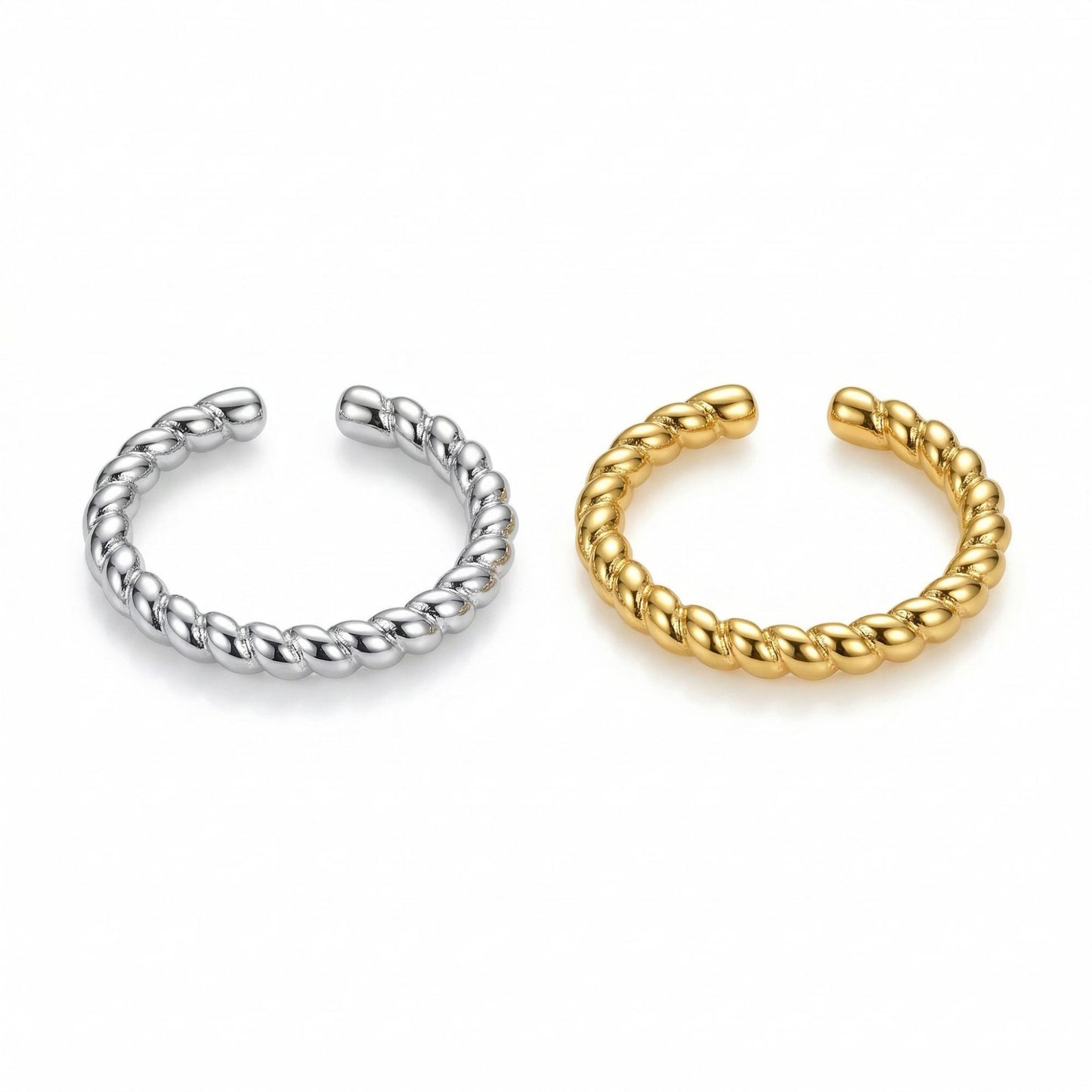 Copper Micro Inlaid Zircon Shaped Exquisite Versatile Without Ear Clip