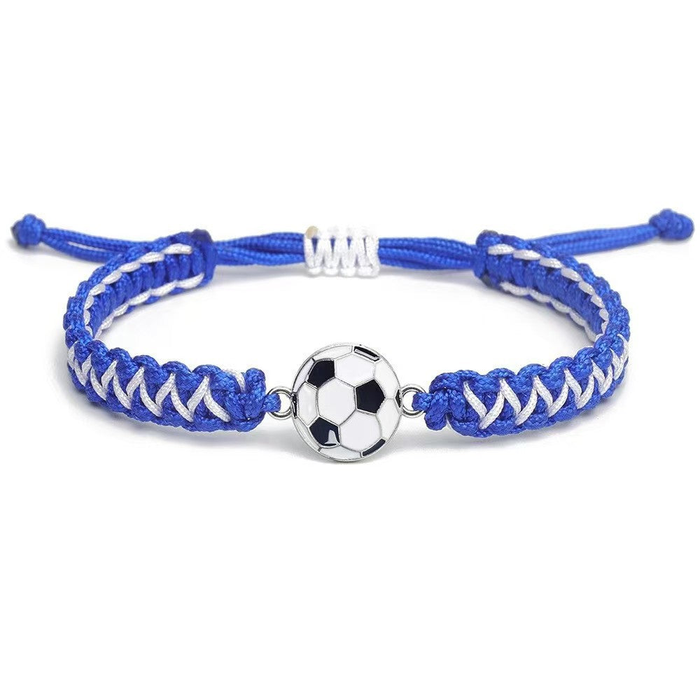 Women's & Men's Football Weaving Trend Western Style Sports Drawable Bracelet