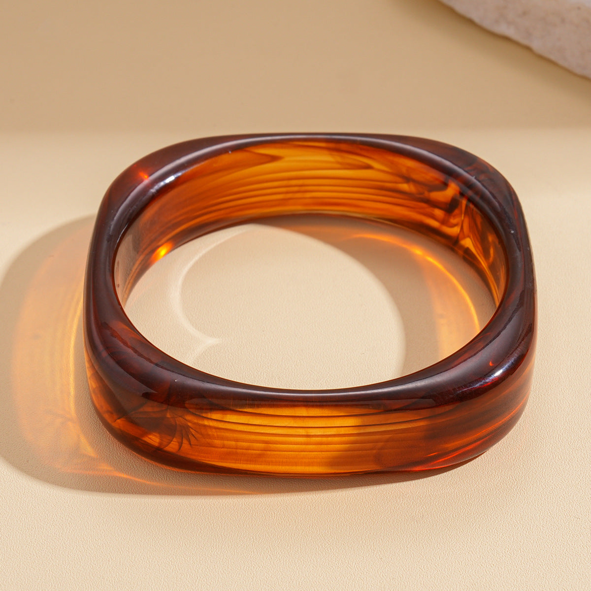 Women's Irregular Resin Minority Simple Retro Temperament Personality Fashion Design Unique Bracelets