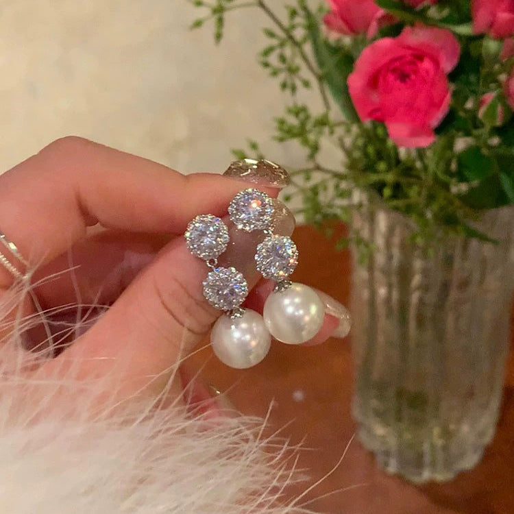 Women's Light Luxury High-grade Niche Unique Elegant No Piercing Required Mosquito Rings