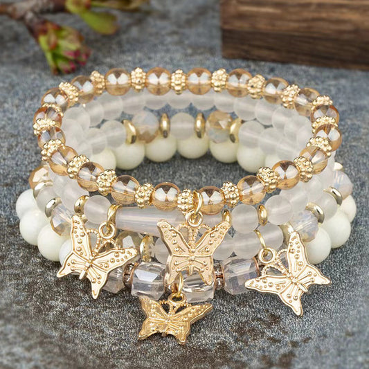 Butterfly Female Design Sense Niche Twin Bracelets