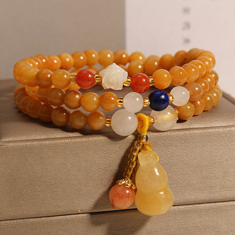 Women's Natural Jade Design High-grade Gourd Gift Bracelets