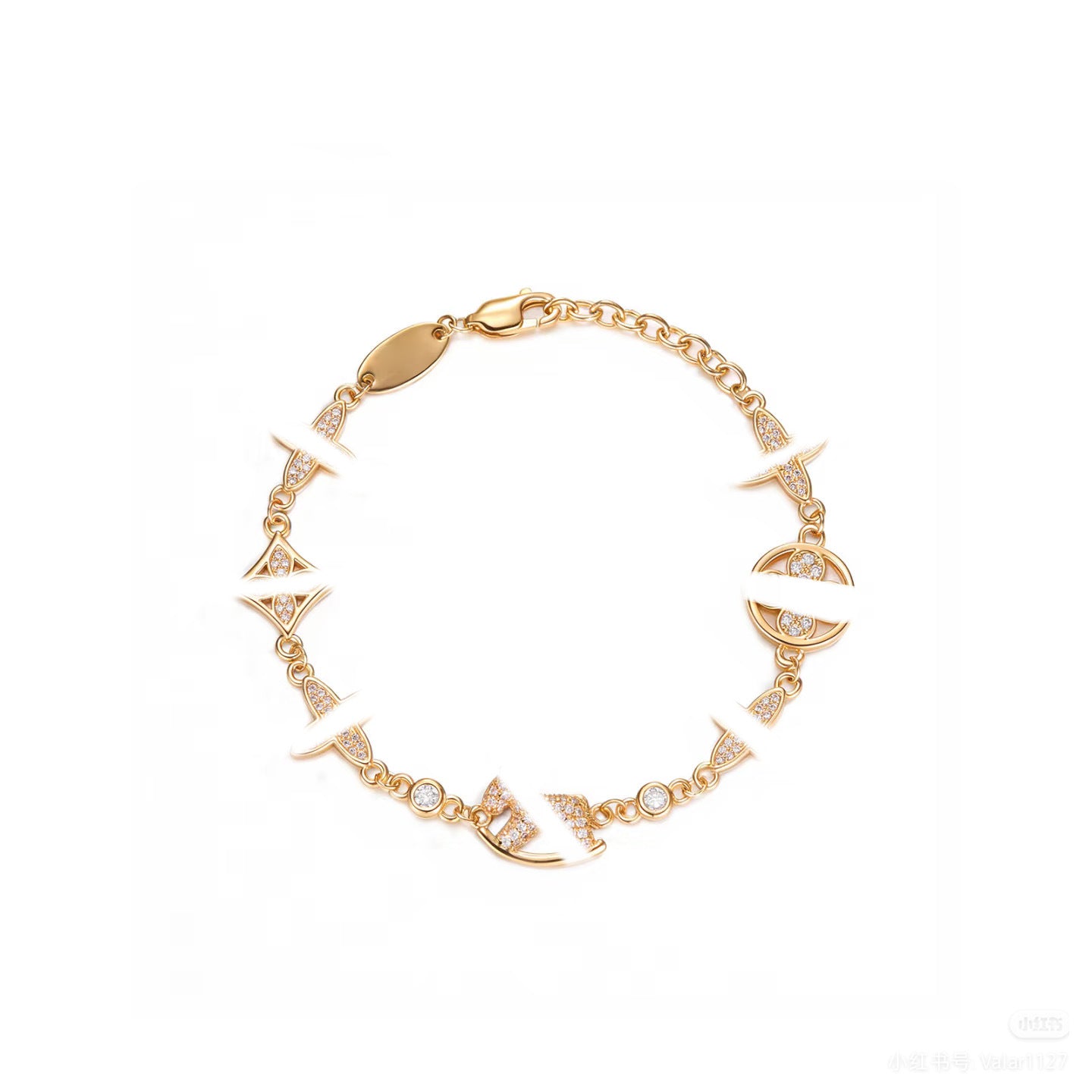 Life Four Leaves Starry V Word Affordable Luxury Bracelet