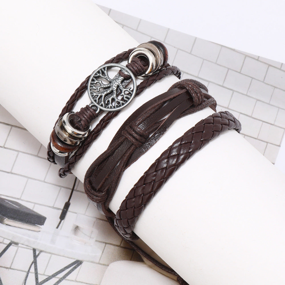 Men's Tree Of Life Element Carrying Strap Bracelets