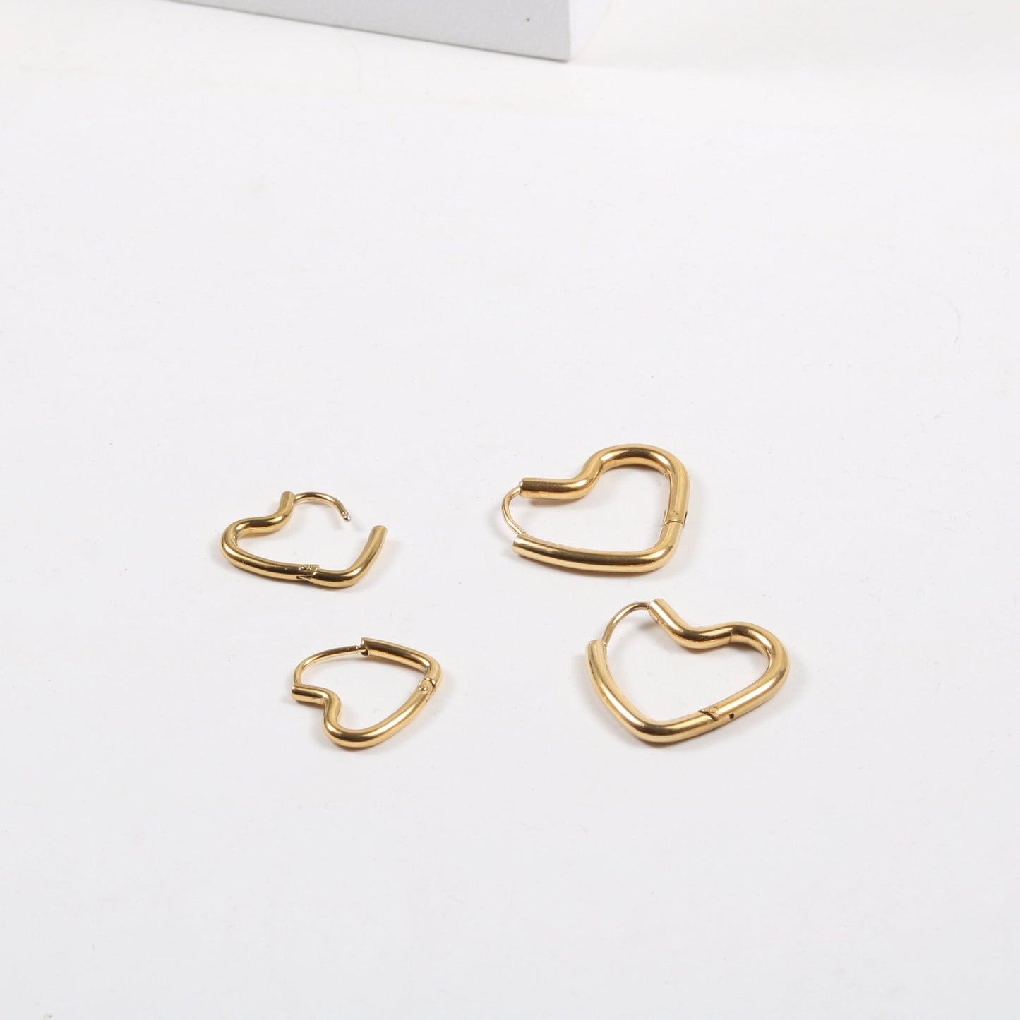 Korean Style Retro Love Ear Clip Stud Earrings
