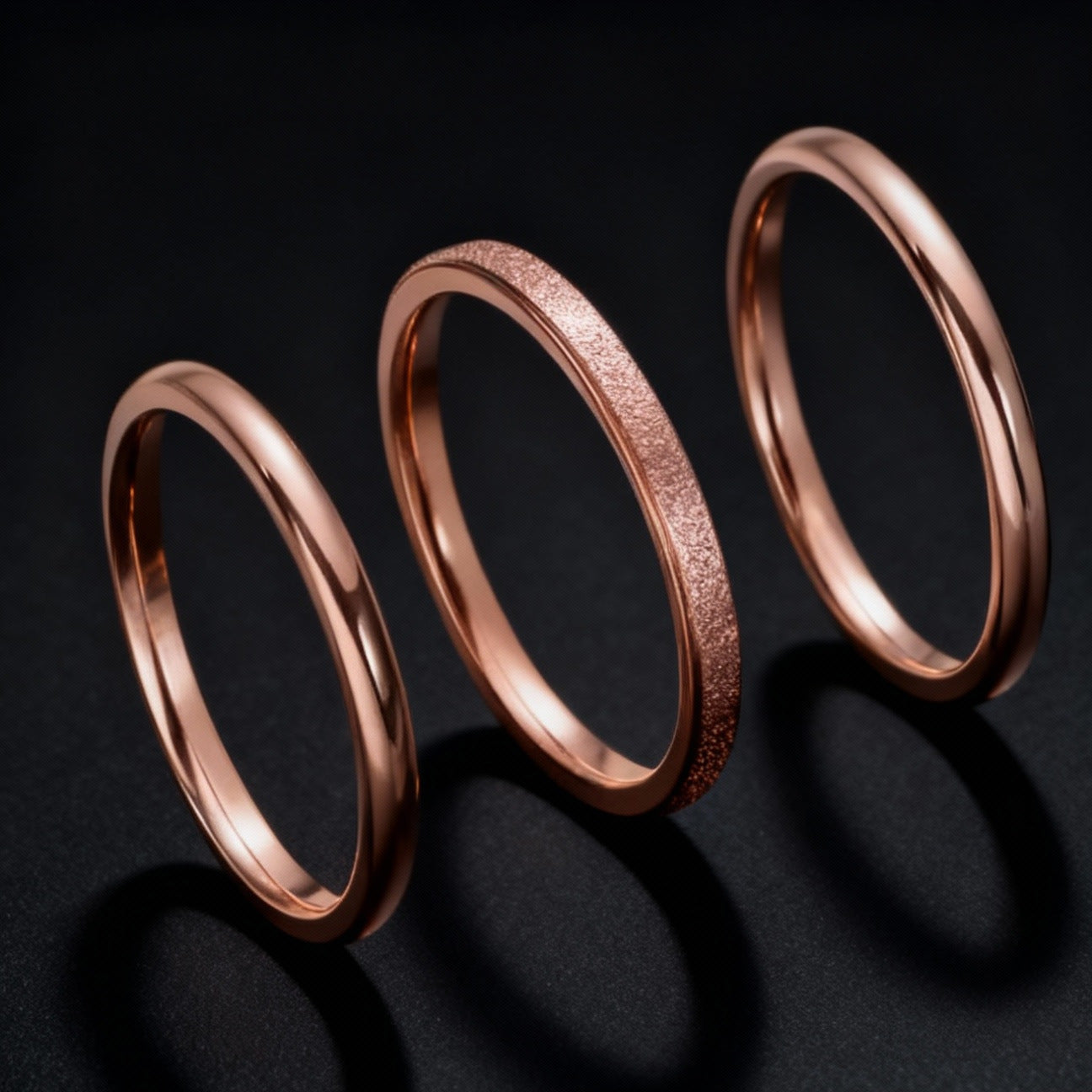 Stainless Steel Simple Light Body Titanium Ring