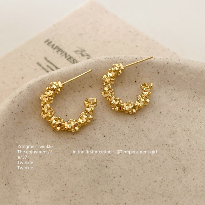 Sier Screw Without Pierced Super Shiny Sparkling Mosquito Coil Rings