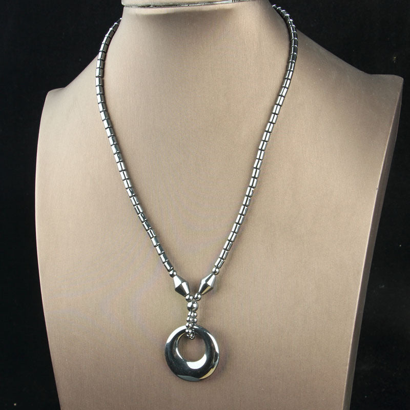 Versatile Glamorous Magnet Sweater Chain Hematite Bracelet