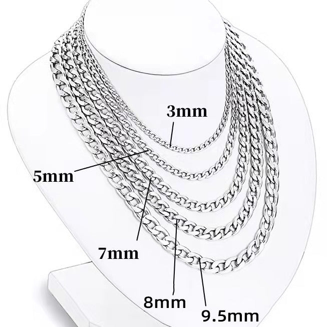 Women's & Men's & Cold Style Niche Trendy Titanium Necklaces