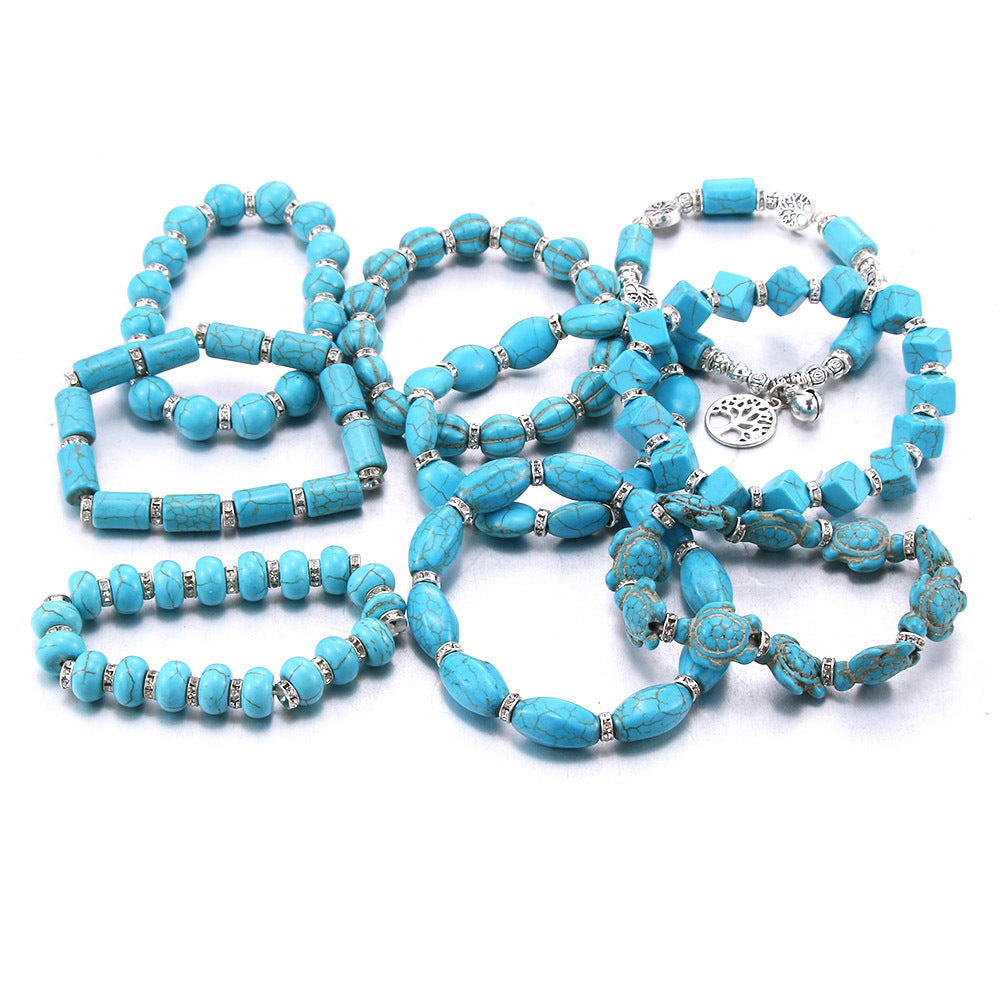 Women's Grid Popular Adjustable Crystal Love Butterfly Bracelets