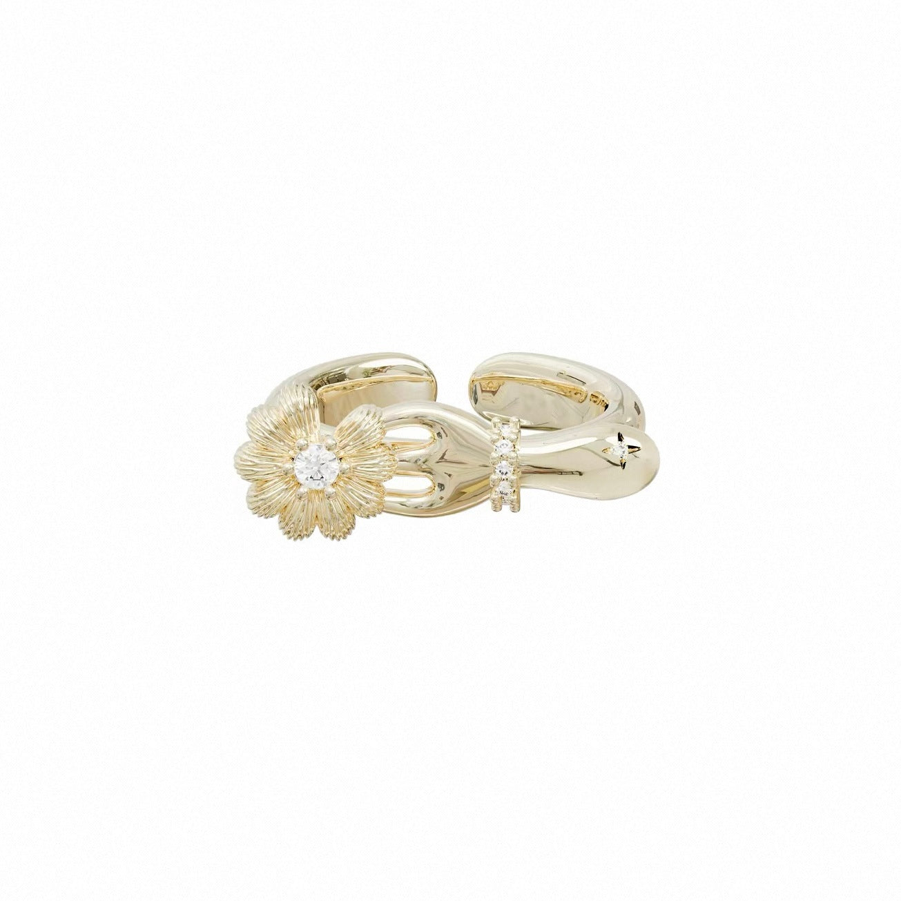Picnic Series Little Daisy Design High Sense Female Ring