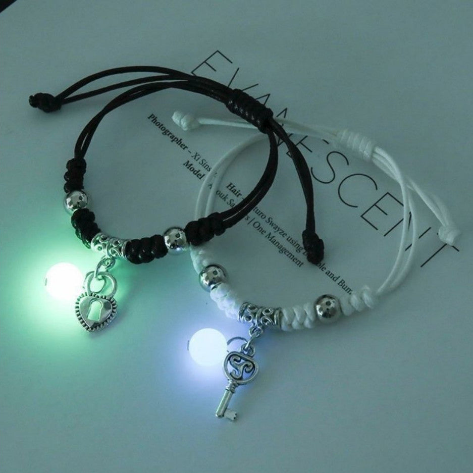 Women's & Men's & Luminous Female Two Girlfriends Friendship Bracelets