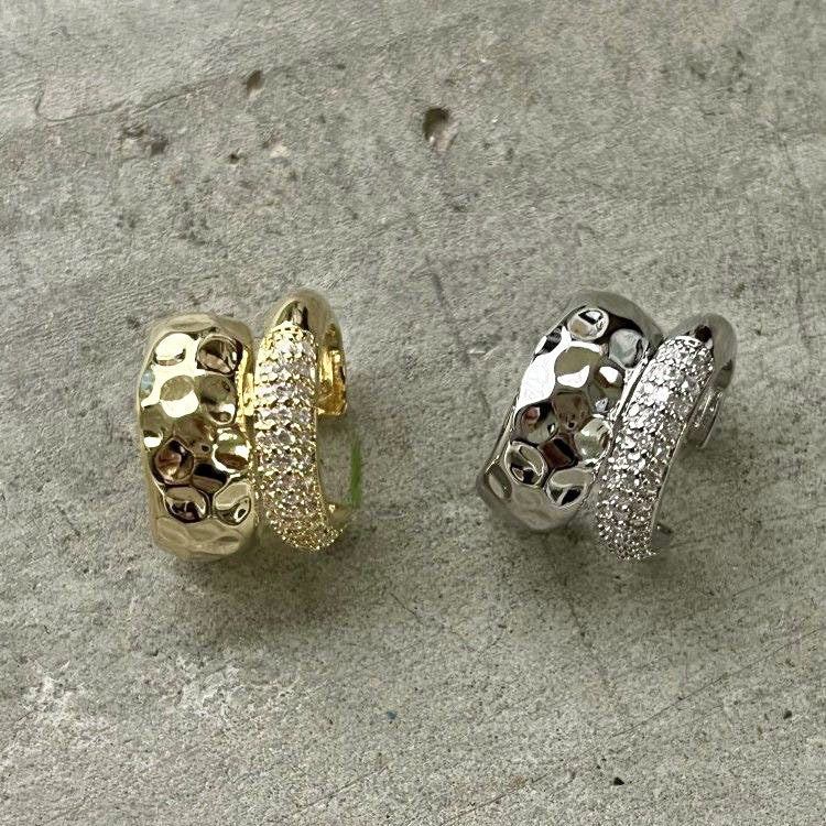 Sense Metal Double Layer Light Luxury Ear Clip