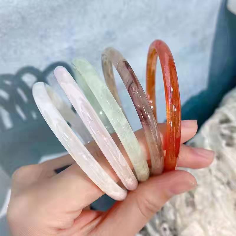 Step Jingle Imitation Jade Antique Traditional Han Clothing Bracelet