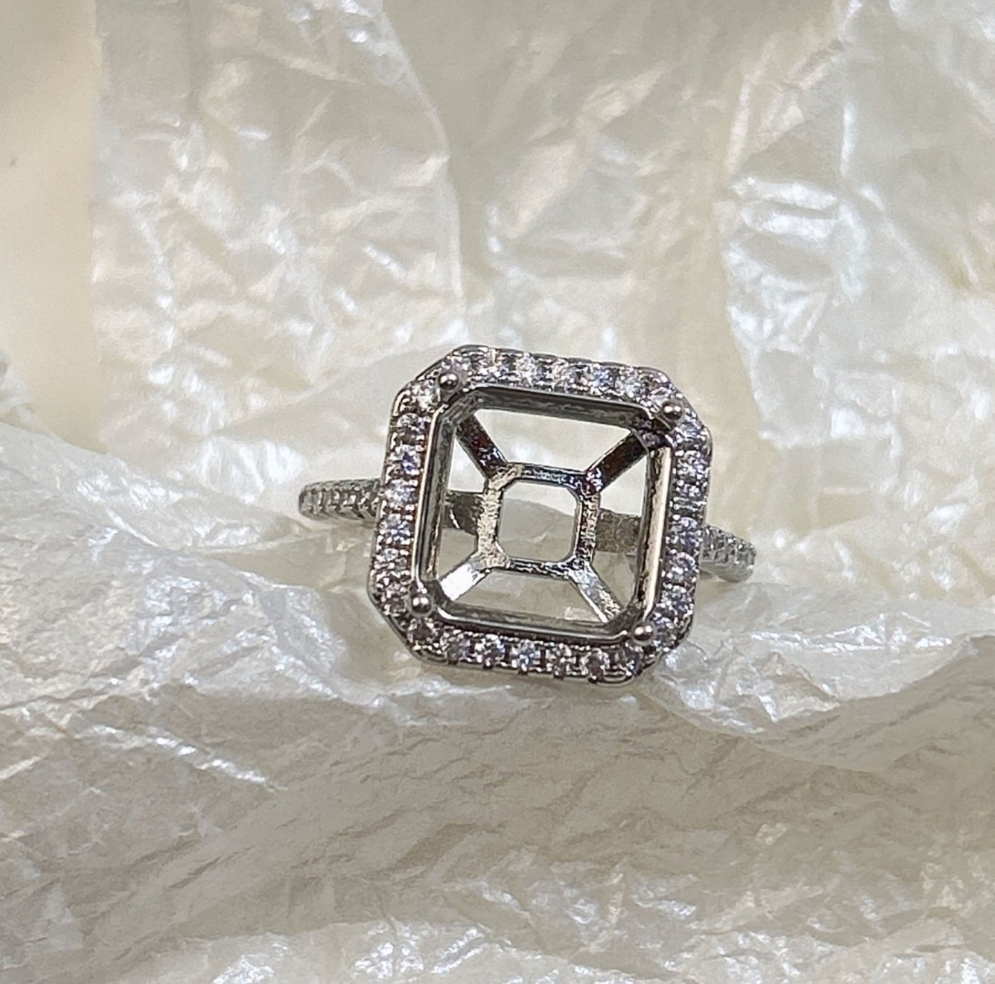 Setting Opening Adjustable Various Sizes Big Diamond Rings