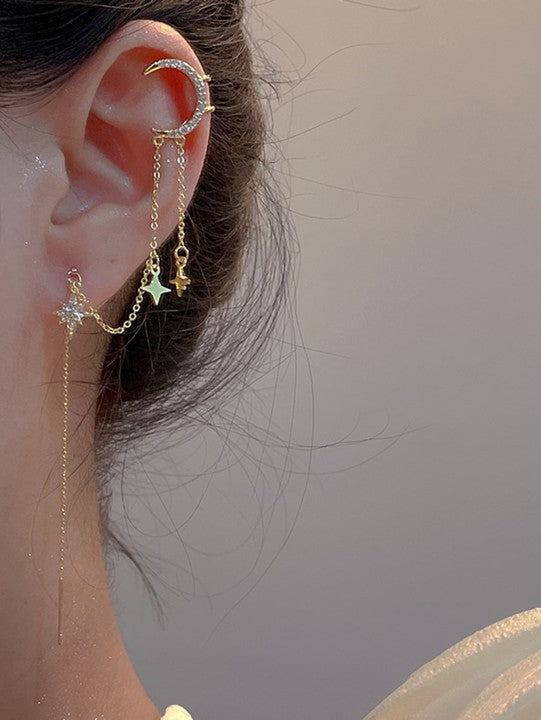 Round Bone Retro Unique Design Dignified Clips Light Luxury Ear Clip