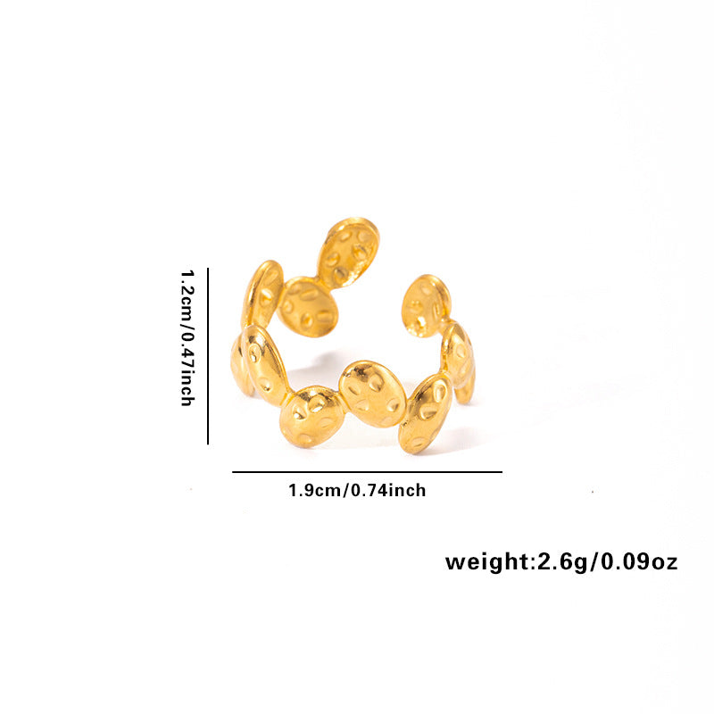 Women's Personality Vintage Ethnic Style Plated Love Ring