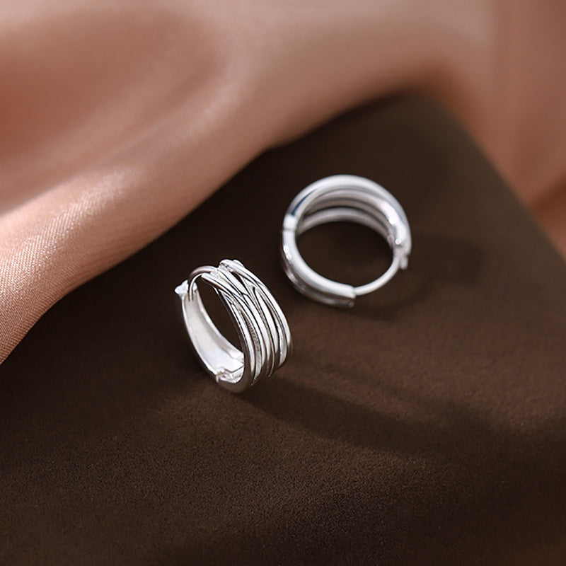 Women's Line Clip Fashion Simple Niche Design Rings
