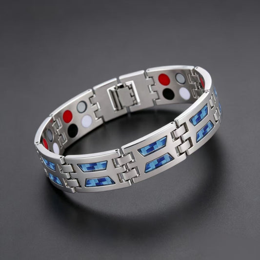 Men's Magnet Carbon Fiber Cool Personality Hand Bracelets