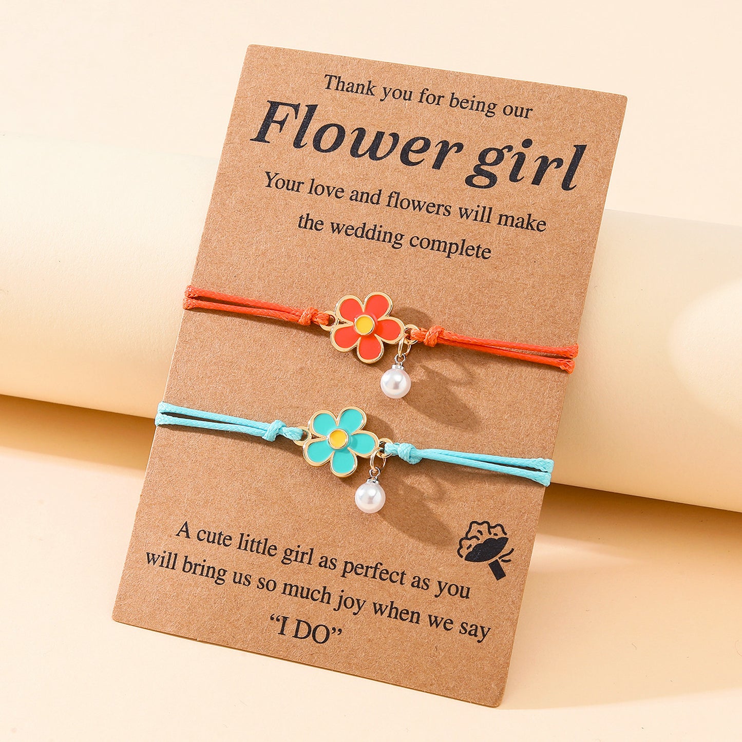 Personalized Flower Color Matching Small Fresh Bracelets