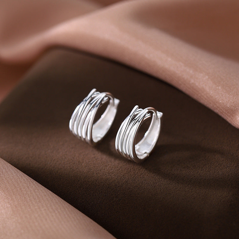 Women's Line Clip Fashion Simple Niche Design Rings