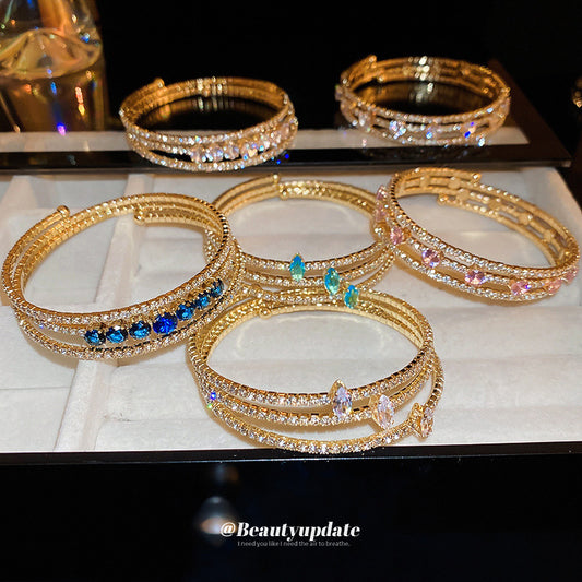 Women's Irregular Fashion Design Light Luxury High-grade Bracelets