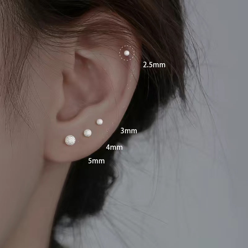 Nail Sleeping No Need To Take Off Stick Screw Tightening Earrings