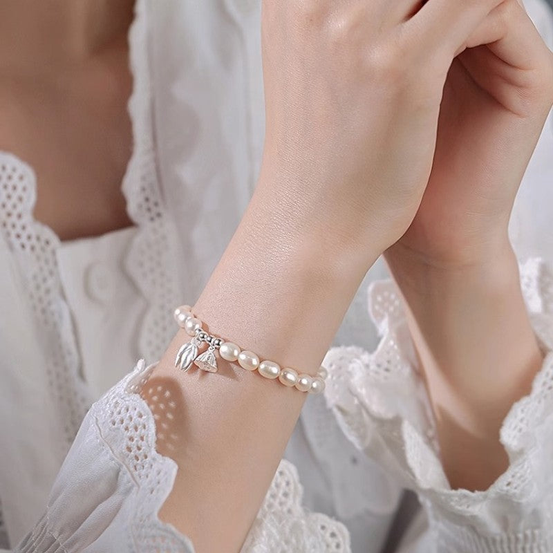 Bracelets de copines de luxe légers et tendance pour femmes, graines de Lotus, été